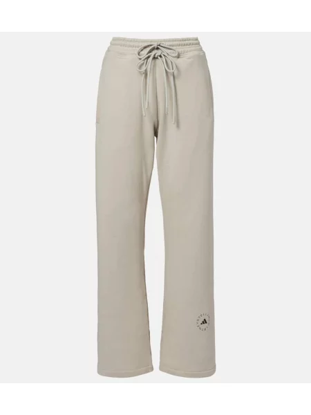 Pantaloni de trening Adidas By Stella Mccartney din jerseu gri