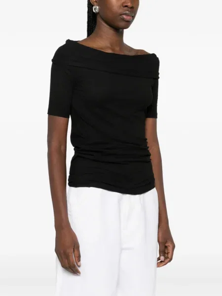 Tricou Lemaire scurt negru