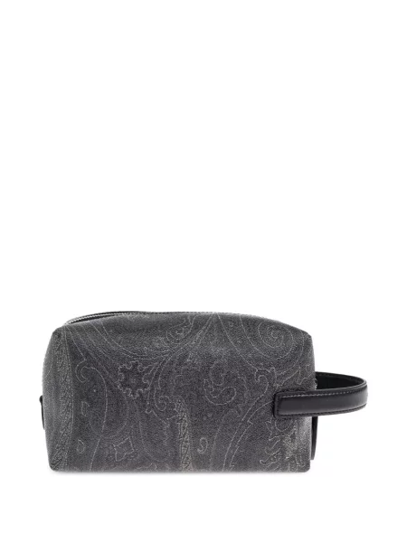 Geantă Etro cu model paisley gri