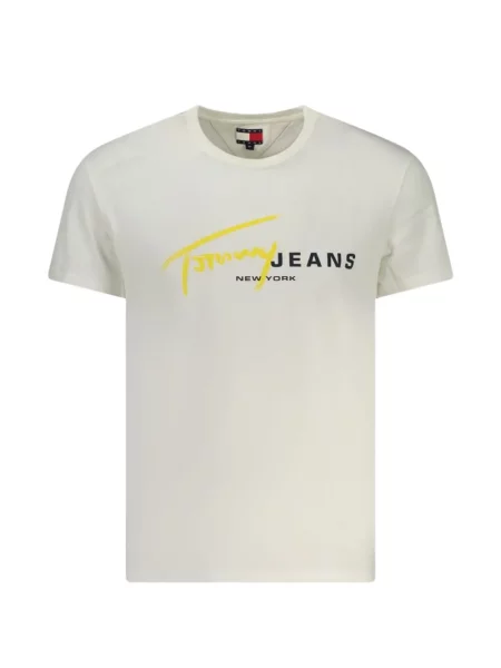 Tricou Tommy Hilfiger cu imagine alb