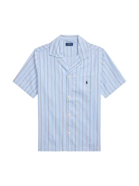 Ριγέ κάλτσες Polo Ralph Lauren από ζέρσεϋ με αυτόγραφο μπλε