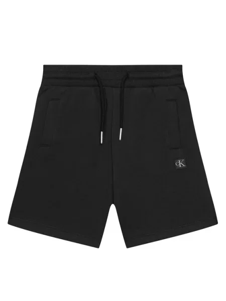 Calvin Klein Jeans Спортни шорти Mini Badge D черен