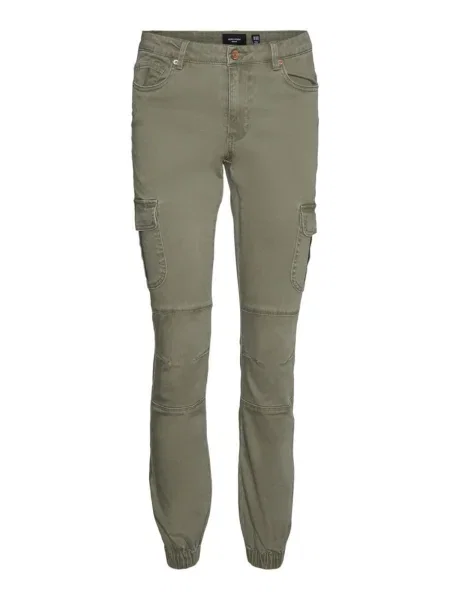 VERO MODA Pantaloni eleganți kaki