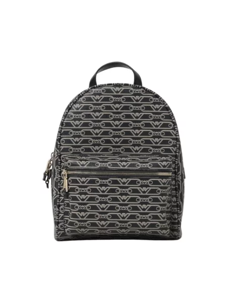 Plecak Emporio Armani z logo czarny