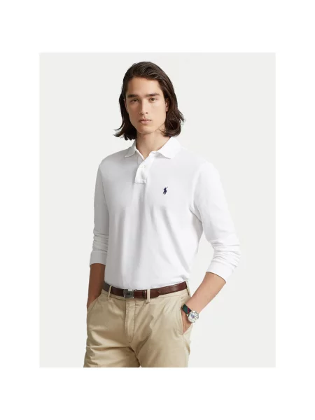 Polo Ralph Lauren Polo Custom Slim Fit λευκό