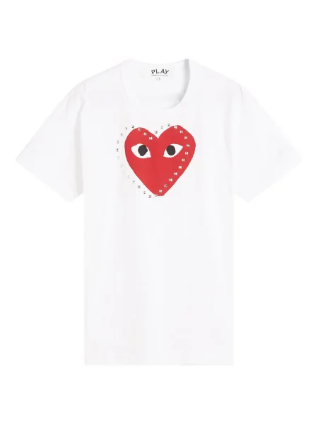 Koszulka Comme Des Garcons Play biała
