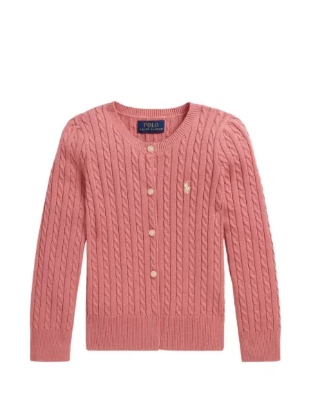 Kardigan dziecięcy Polo Ralph Lauren różowy