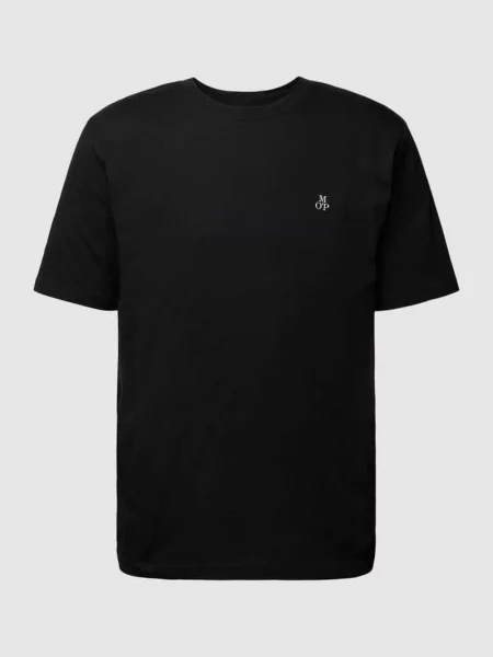Marc O'Polo T-shirt Mężczyźni nadruk L czarny