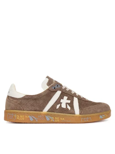 Sneakersy Premiata brązowe
