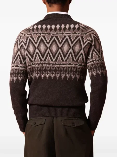 Sweter Ballantyne brązowy