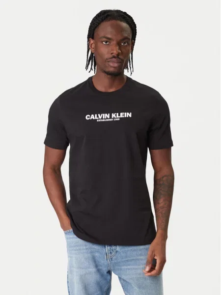 Calvin Klein T-Shirt Graphic czarny