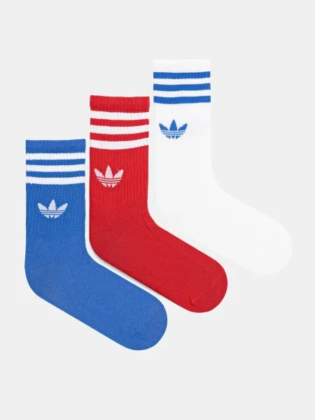 Чорапи adidas Originals 3 чифта бяло
