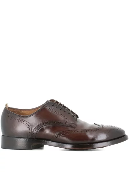 Pantofi Officine Creative din piele maro