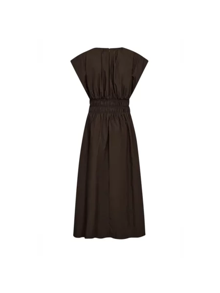 Sukienka maxi Copenhagen Muse brązowa