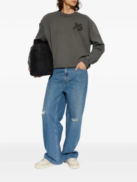 Hanorac crewneck Allsaints gri