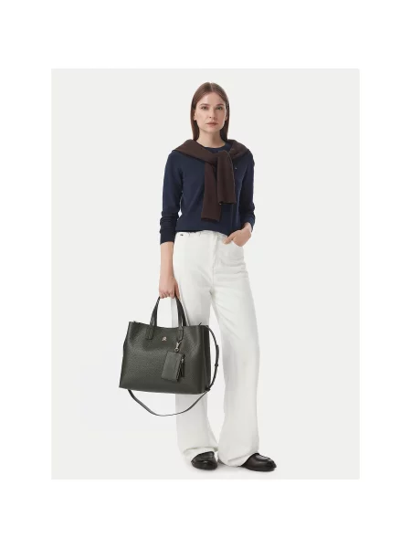 Torbica Tommy Hilfiger Th Icon Satchel Mono Kaki