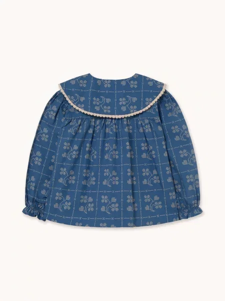 Tinycottons блузка дитяча DOTS FLOWERS BLOUSE