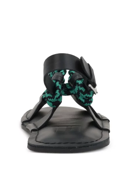 Sandale Plan C din piele negru