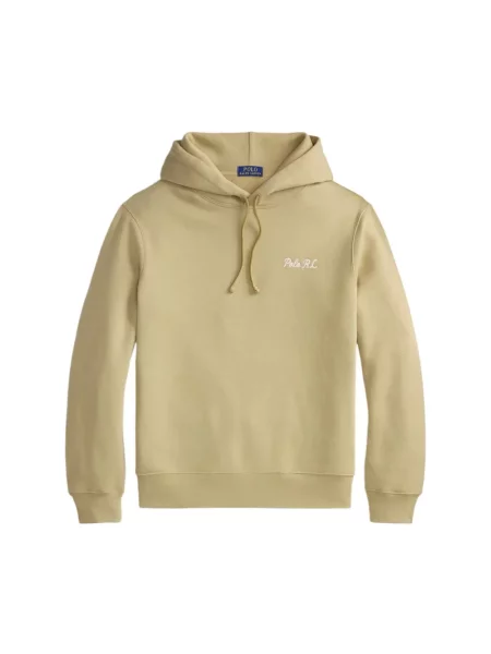 Bluza z kapturem Polo Ralph Lauren z kapturem polarowa zielona