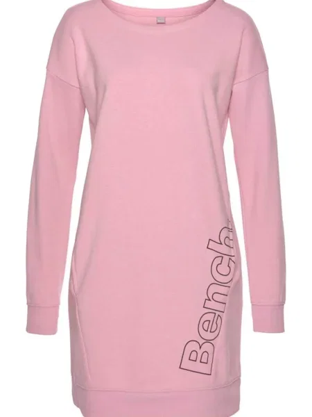 BENCH Obleka roza črna
