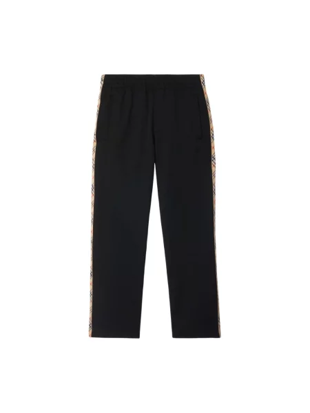 Spodnie dresowe Burberry w kratę retro czarne