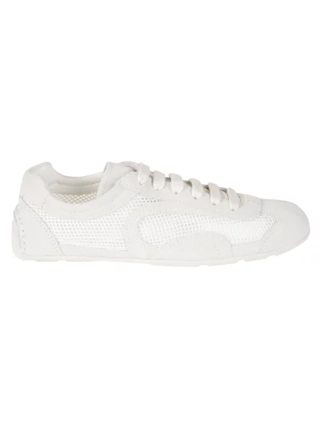 Sneakersy Prada zamszowe białe