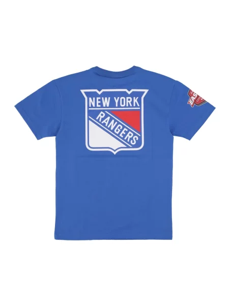 Koszulka Mitchell & Ness z logo niebieska
