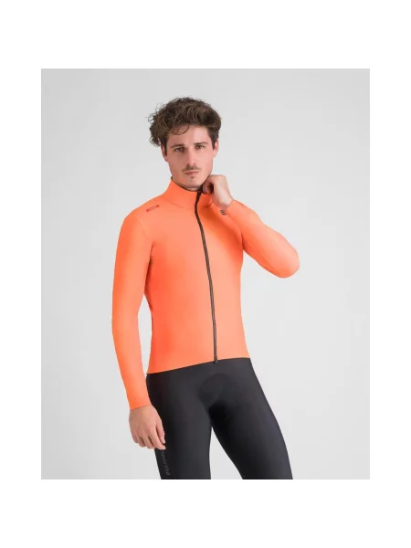 Koszulka rowerowa Sportful Fiandre Shift długa S pomarańczowa