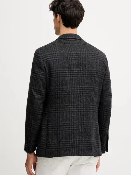 Sako s přídavkem vlny Tommy Hilfiger šedá
