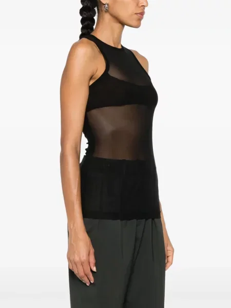 Top Ioana Ciolacu transparente negru