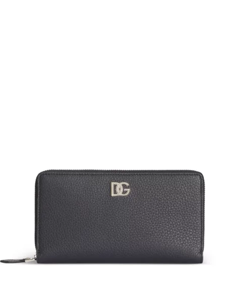 Pénztárca Dolce & Gabbana autogrammal kék