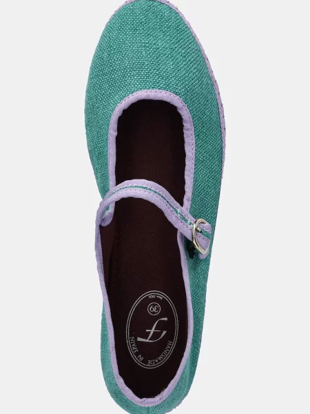 Балетки Flabelus бирюзовый