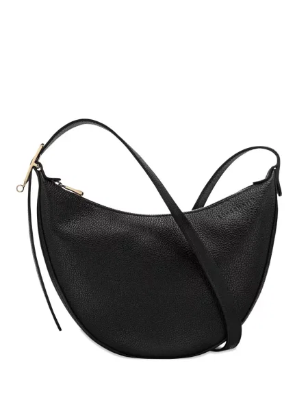 Body Longchamp din piele negru