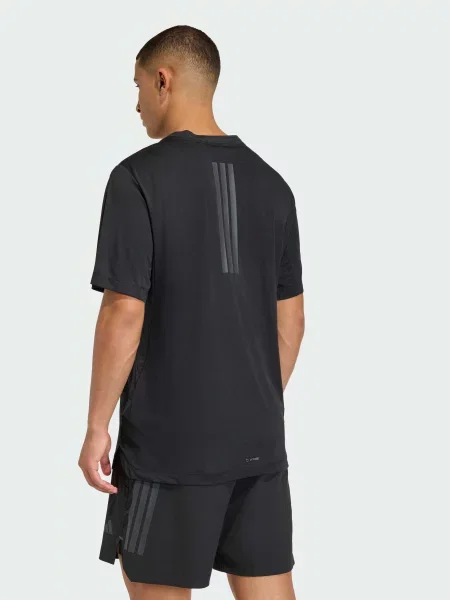 Футболка спортивна adidas перероблений чорний
