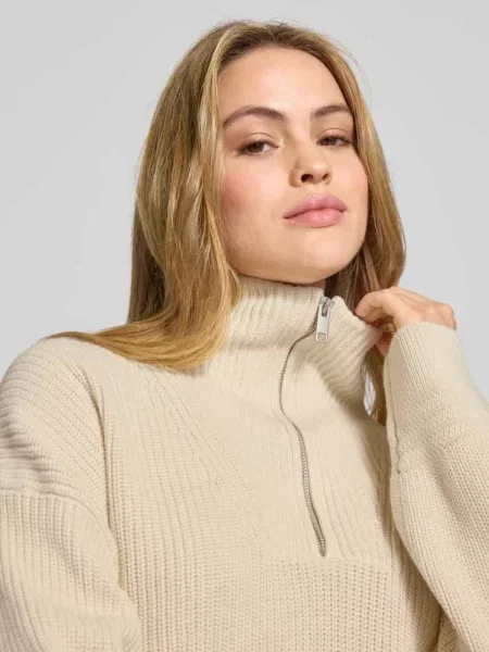 Sweter z dzianiny z kołnierzem Jake*s Casual