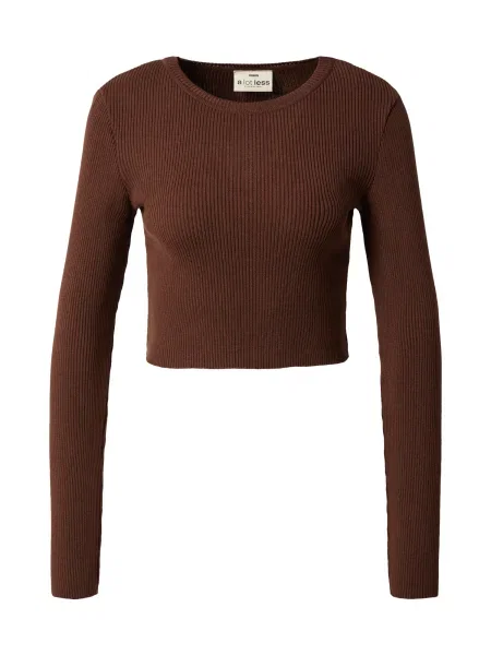 A LOT LESS Tricou Ina ciocolatiu