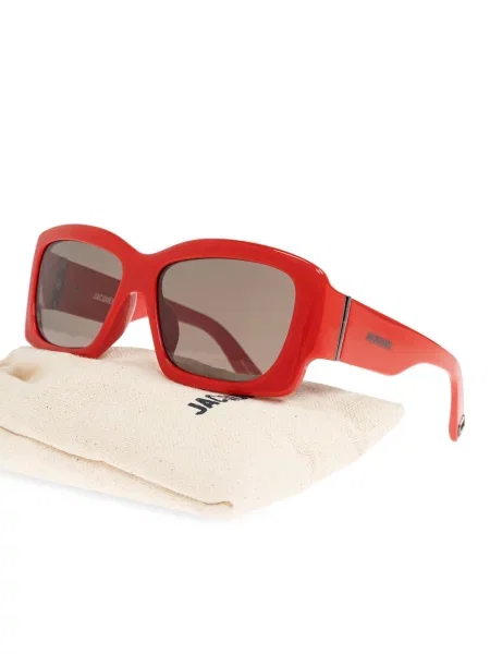 Ochelari de soare Jacquemus roșu
