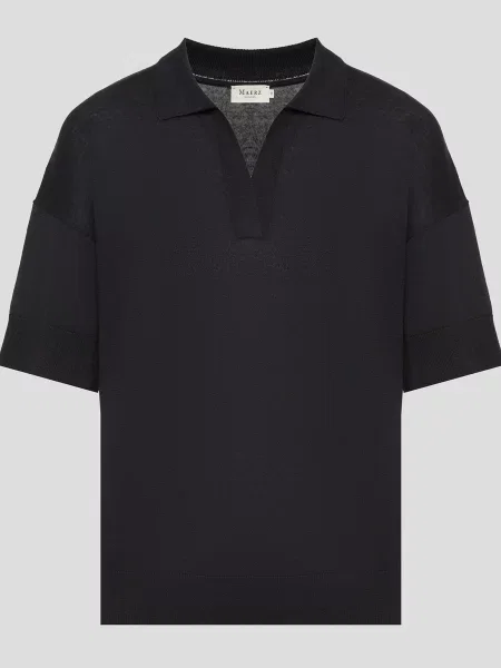 Поло Maerz синее