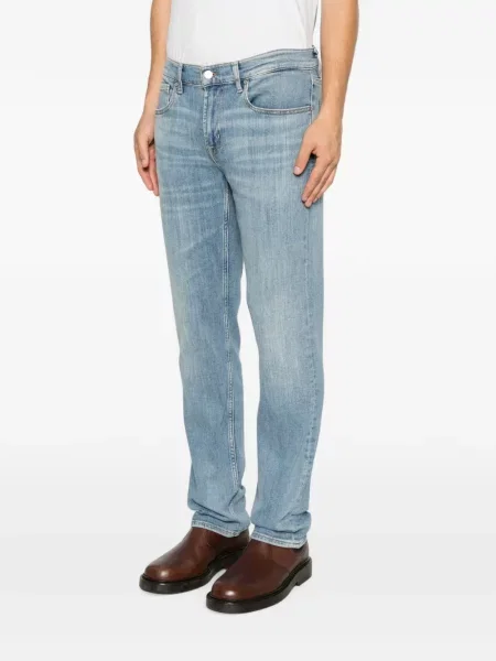 Blugi 7 For All Mankind cu autograf albastru