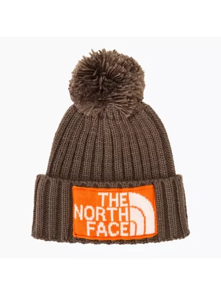 Мъжка зимна шапка The North Face Heritage Ski Tuke smokey brown/orange оранжево