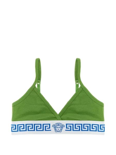 Sutien Versace cu nervuri verde