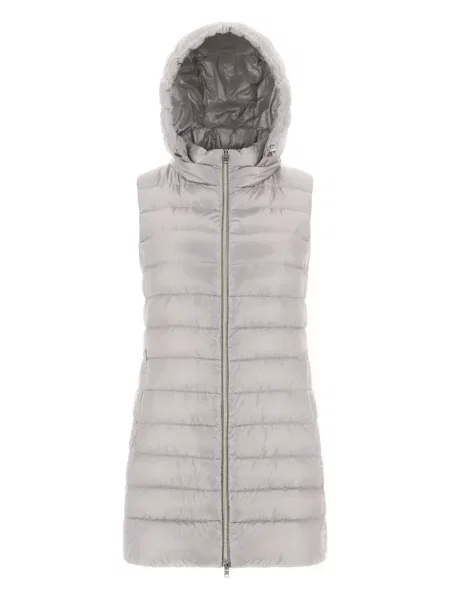 Kamizelka Herno z kapturem szara
