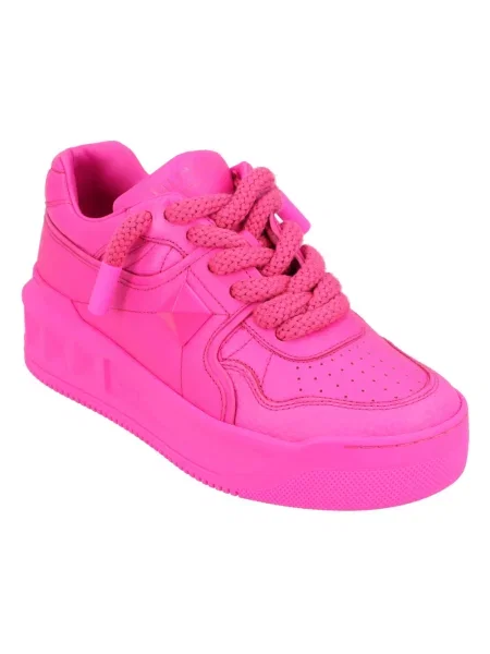 Sneakersy Valentino One Stud skórzane różowe