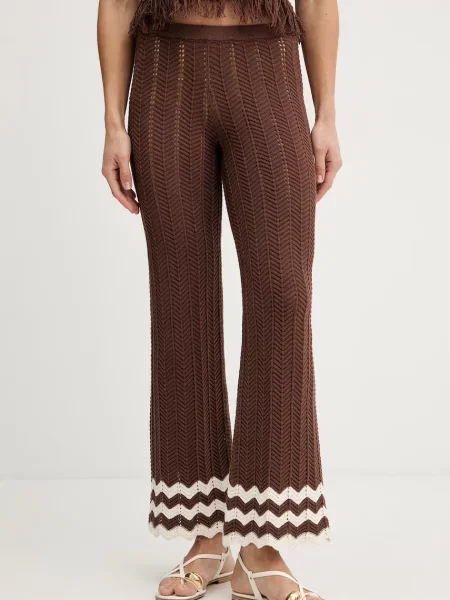Twinset pantaloni de maro