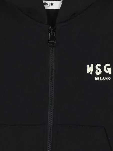 Bluza z kapturem dziecięca Msgm czarna