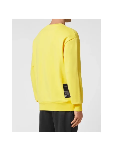 Bluza sportowa Plein Sport w tygrysie prążki żółta