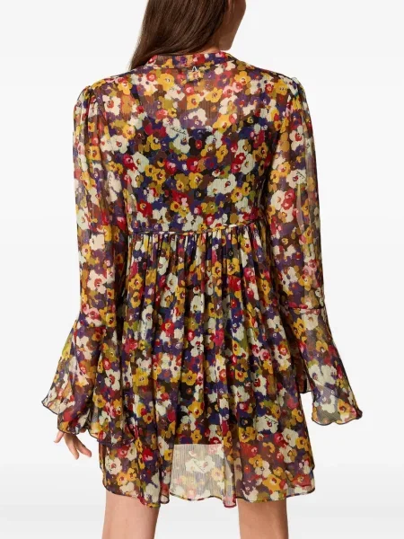 Rochie Twinset cu model floral cu imagine de costum
