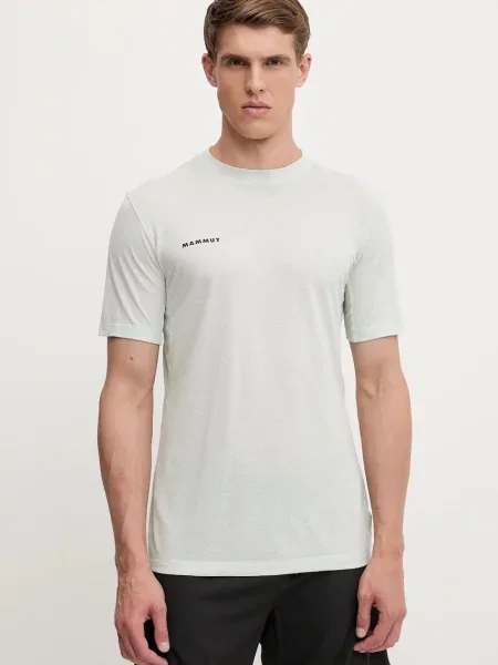 Mammut sportos póló Massone Light türkiz sima