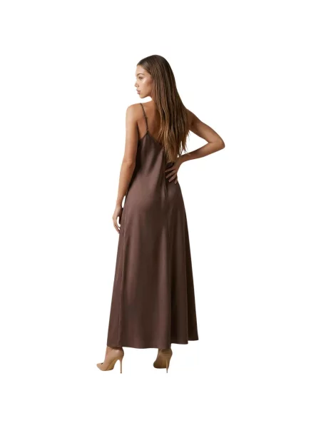 Rochie Only cu bretele maro