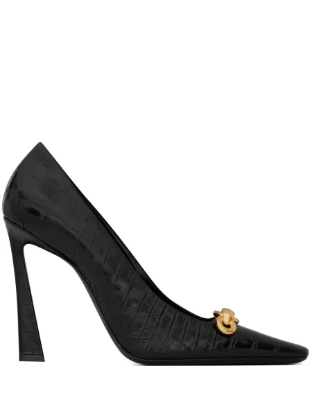 Полуотворени обувки Saint Laurent черно